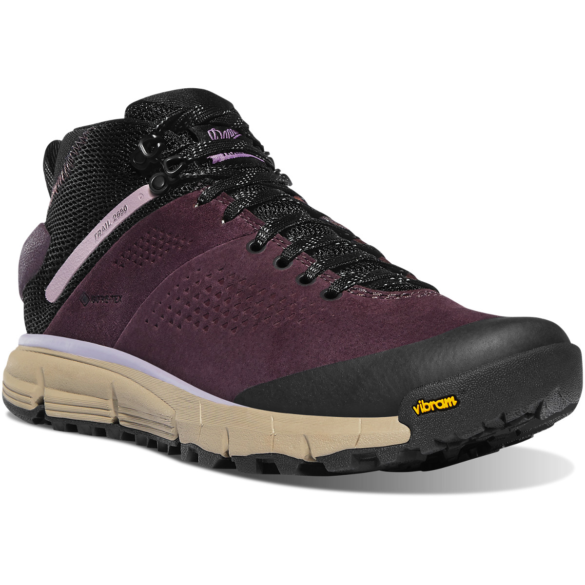 Danner Womens Trail 2650 GTX Mid Hiking Shoes Burgundy - AFO195463